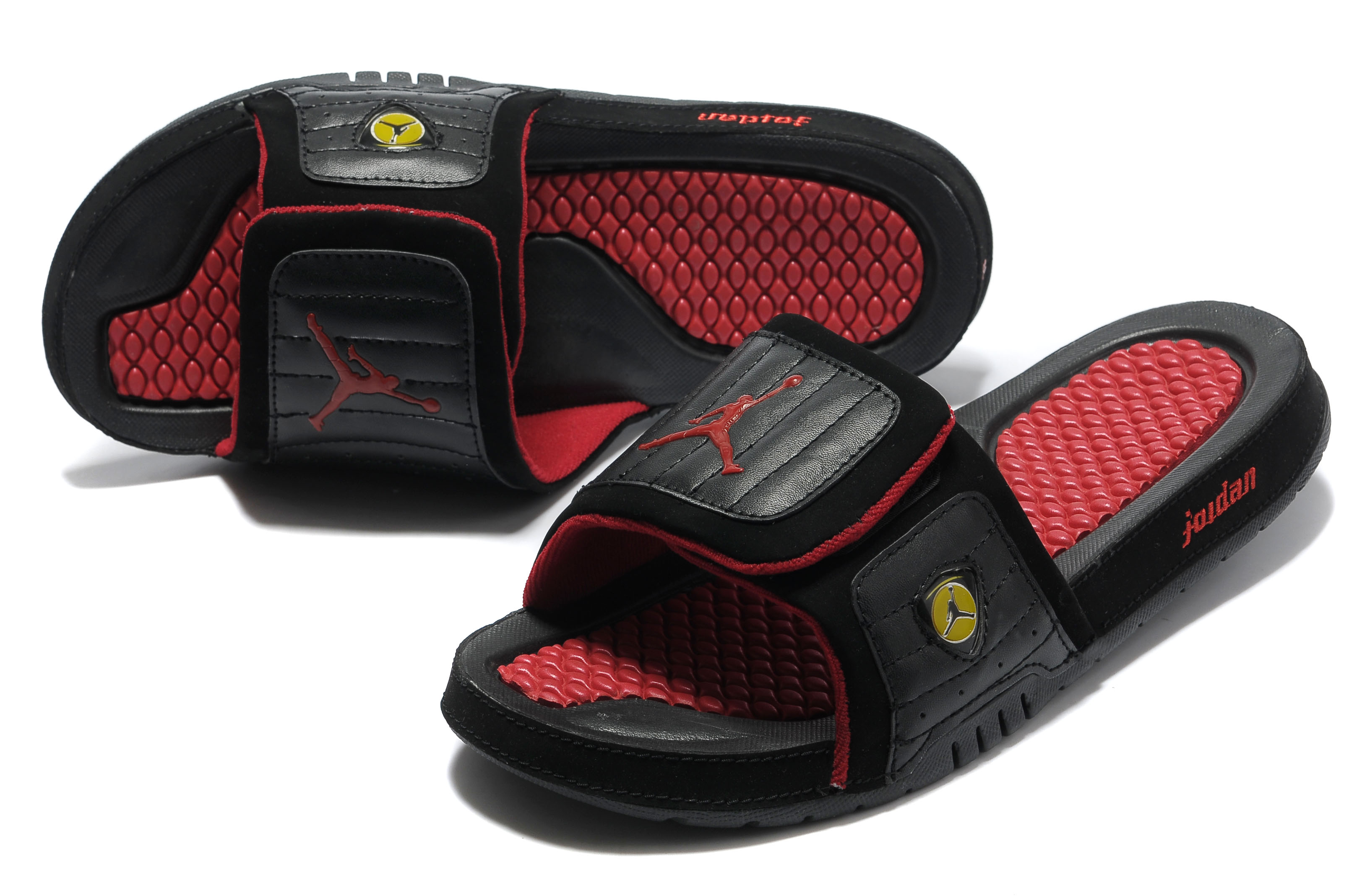 jordan sandalia - Rojo Negro