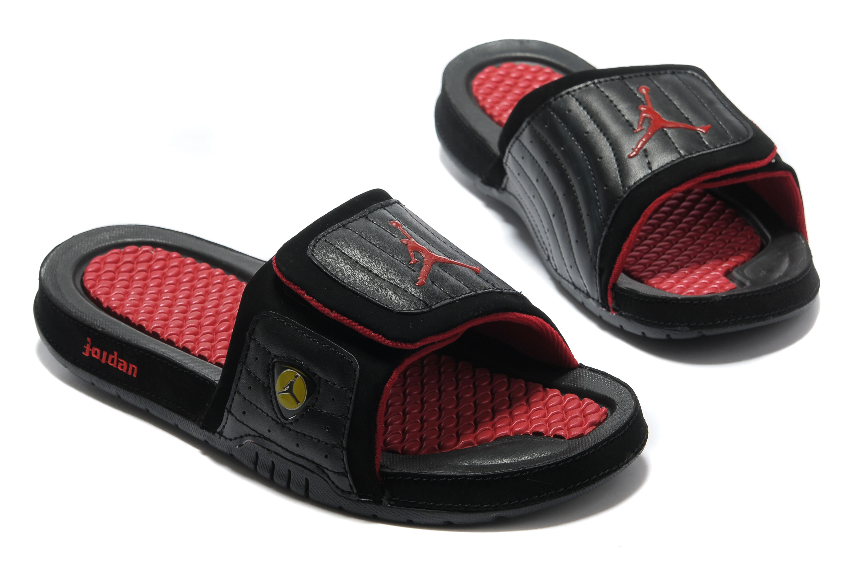jordan sandalia - Rojo Negro