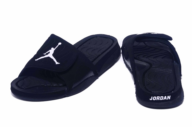 jordan sandalia - Negro