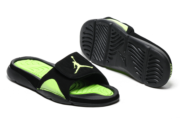 jordan sandalia - Verde Negro