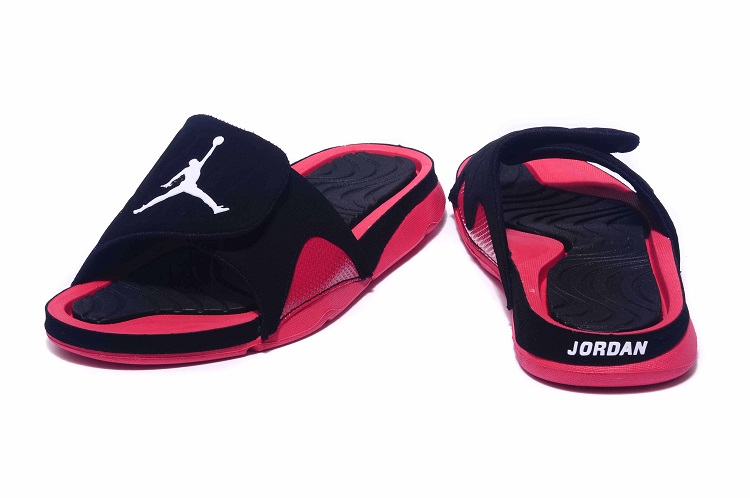 jordan sandalia - Rosado Negro