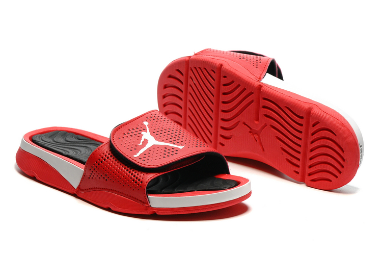 jordan sandalia - Rojo