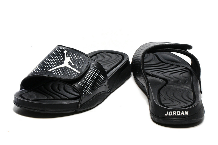 jordan sandalia - Negro