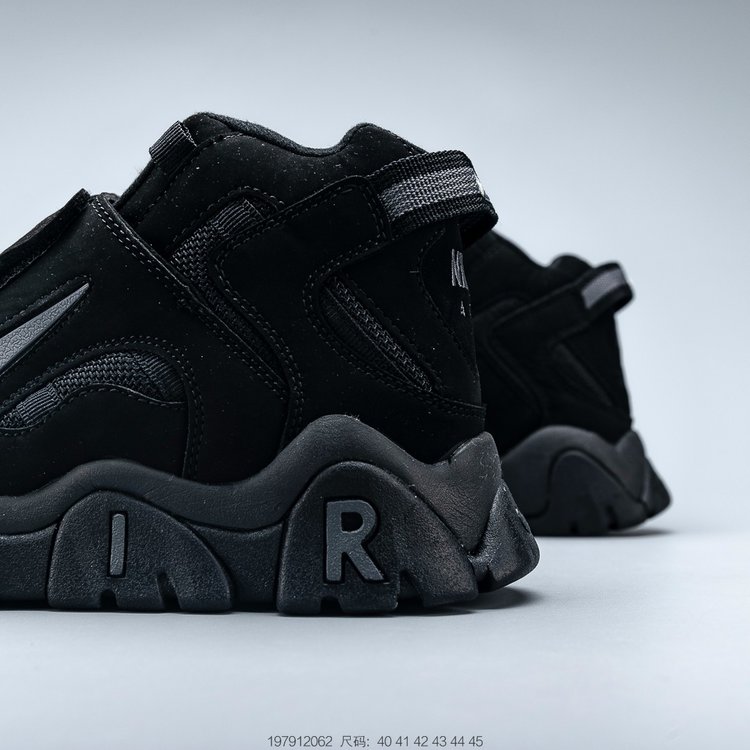 nike air barrage - Negro
