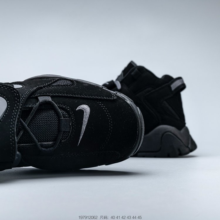 nike air barrage - Negro