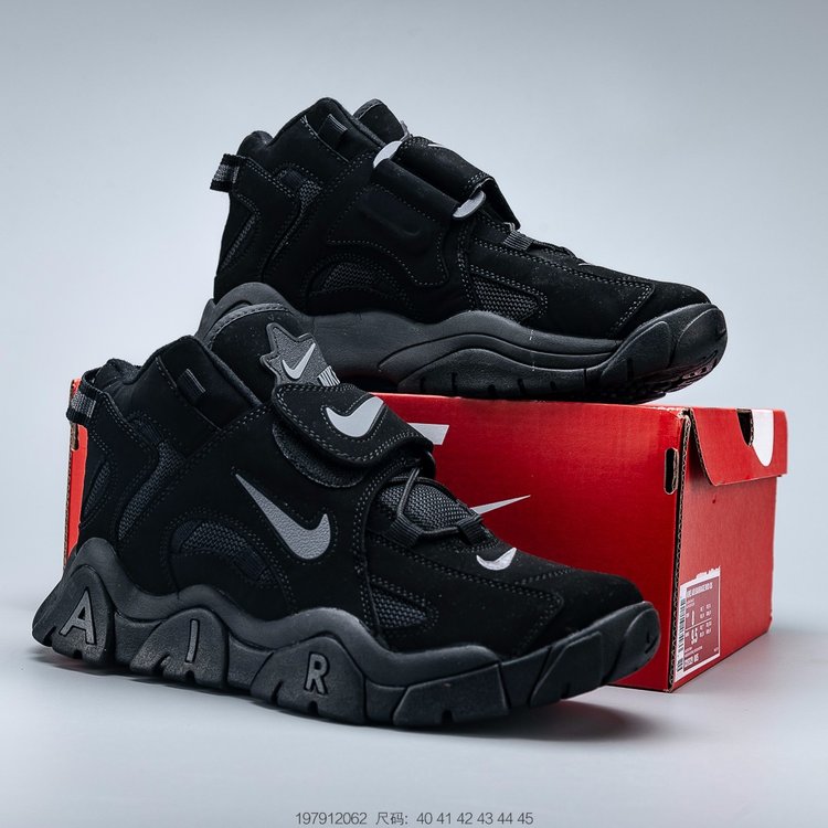 nike air barrage - Negro