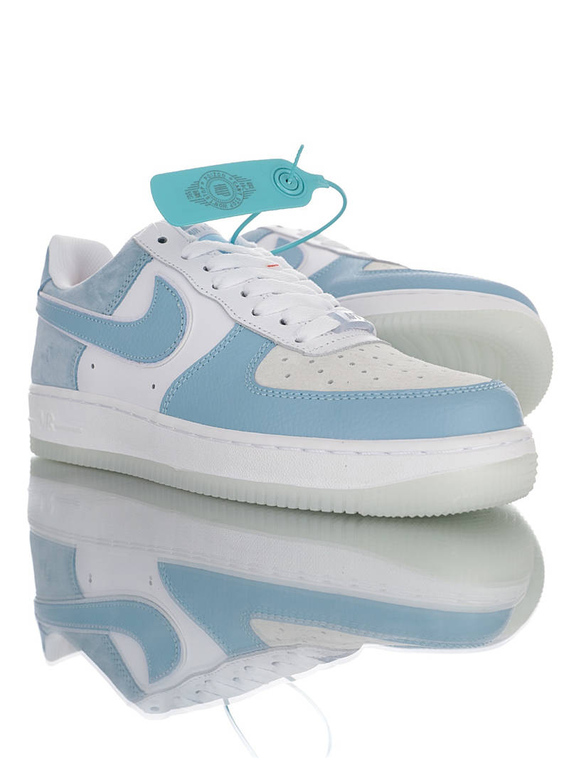 nike air force 1 - Blanco Celeste