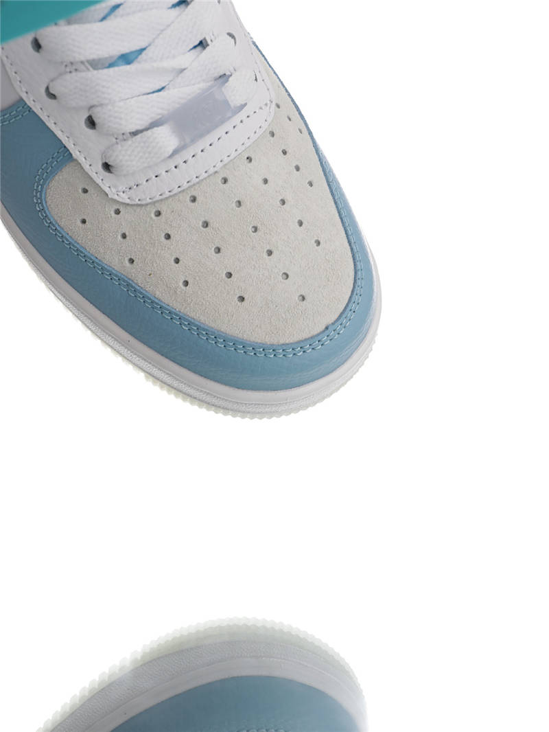 nike air force 1 - Blanco Celeste