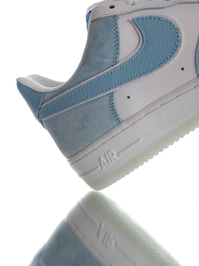 nike air force 1 - Blanco Celeste