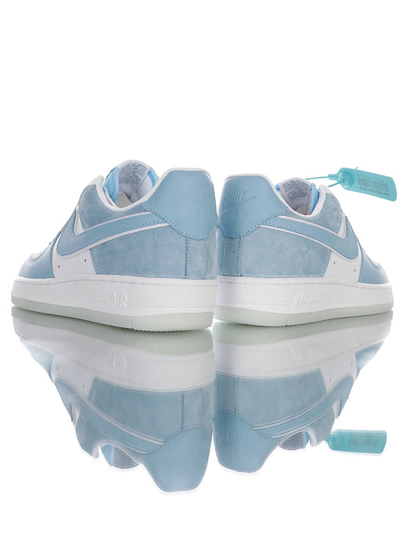 nike air force 1 - Blanco Celeste