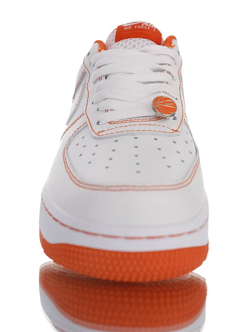 nike air force 1 - Blanco Naranjo