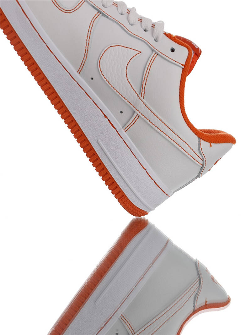 nike air force 1 - Blanco Naranjo