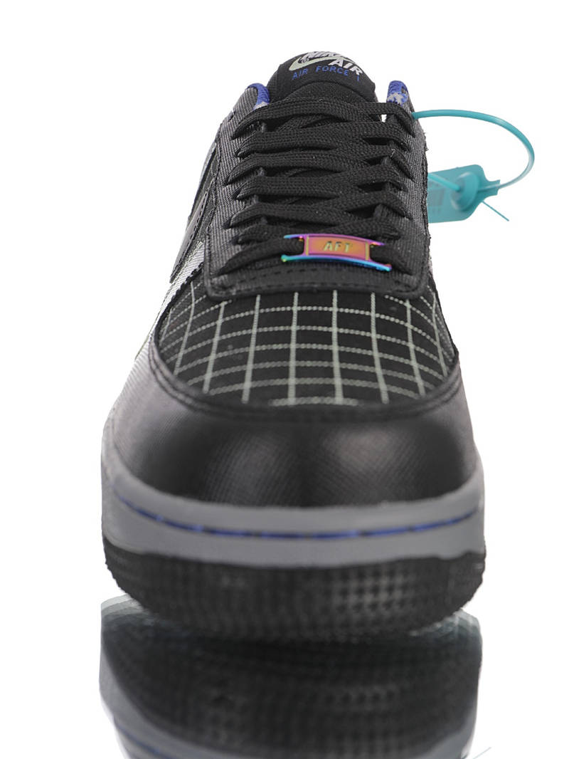 nike air force 1 - Negro Gris Fluor
