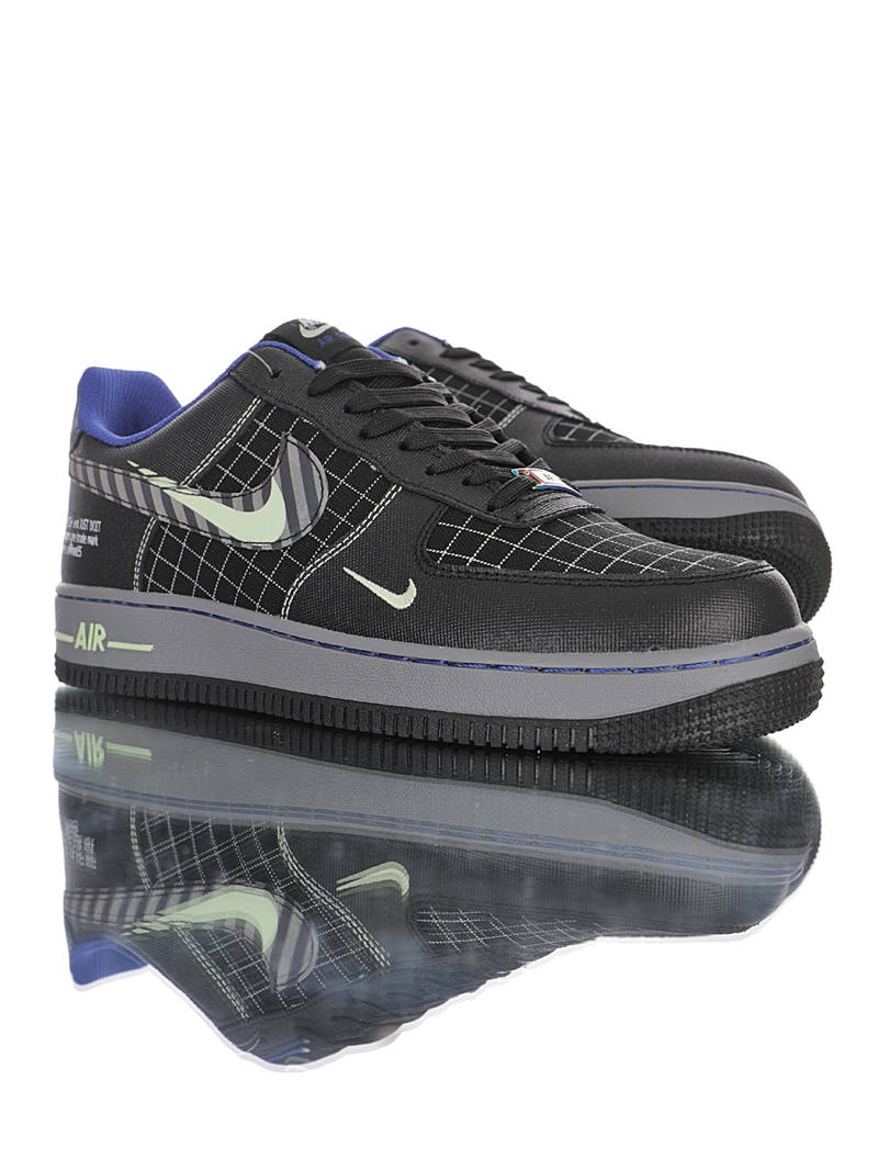 nike air force 1 - Negro Gris Fluor