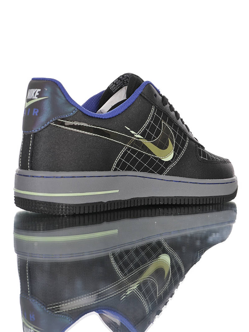 nike air force 1 - Negro Gris Fluor