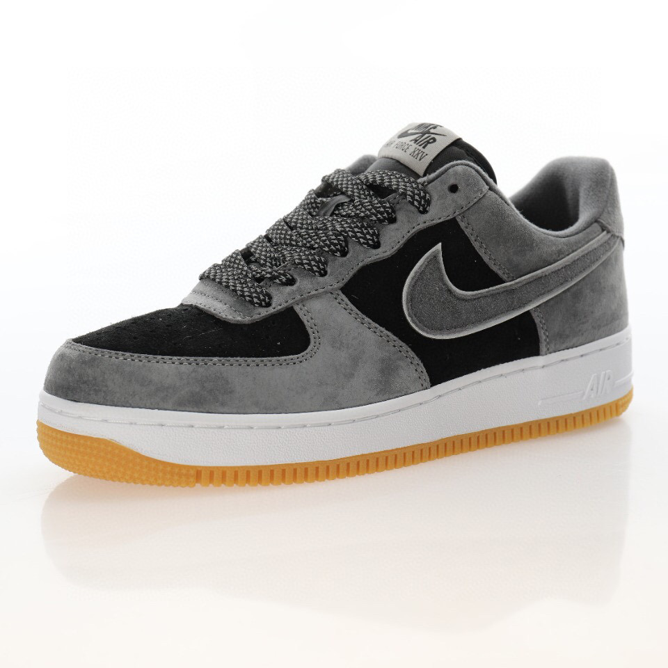 nike air force 1 - Gris Negro Blanco