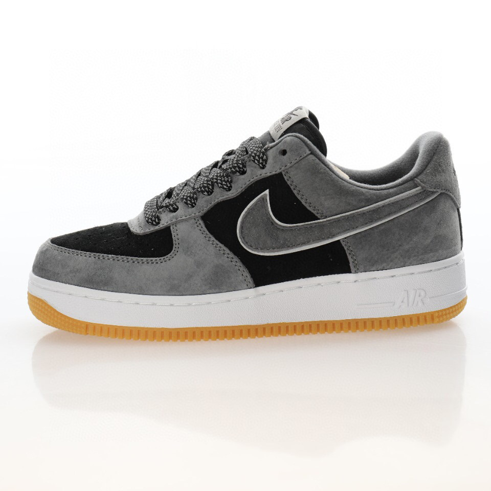 nike air force 1 - Gris Negro Blanco