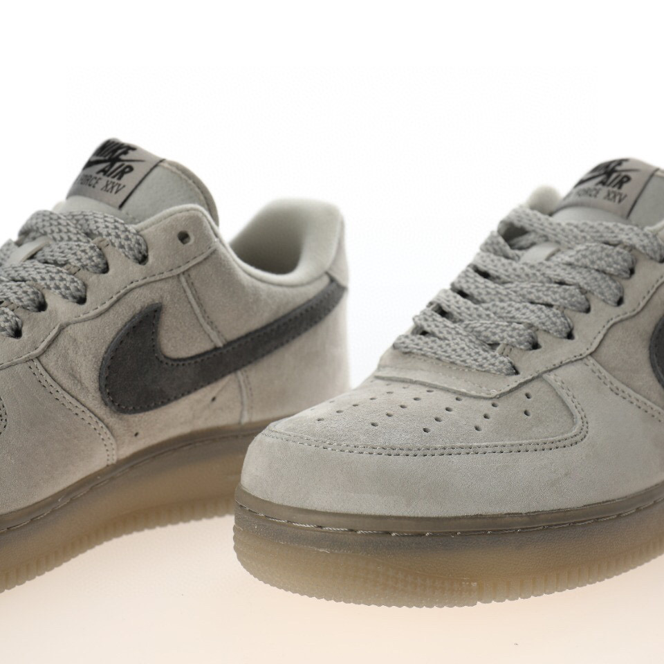 nike air force 1 - Gris Negro