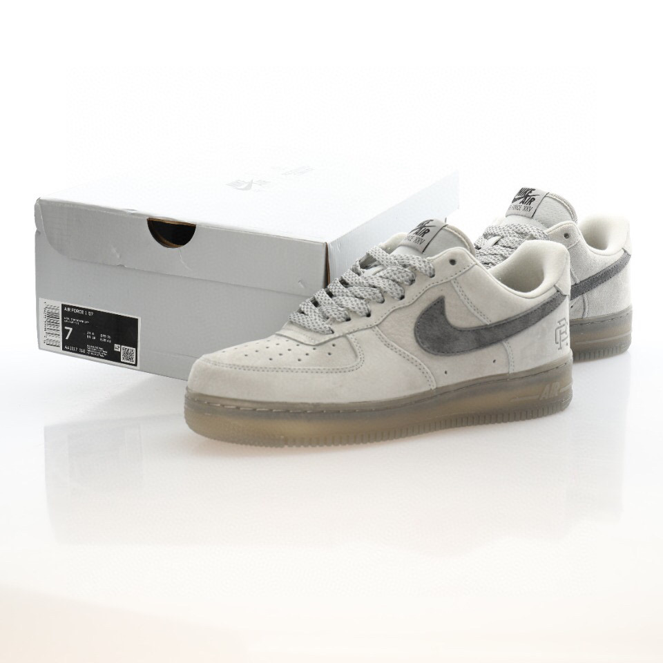 nike air force 1 - Gris Negro