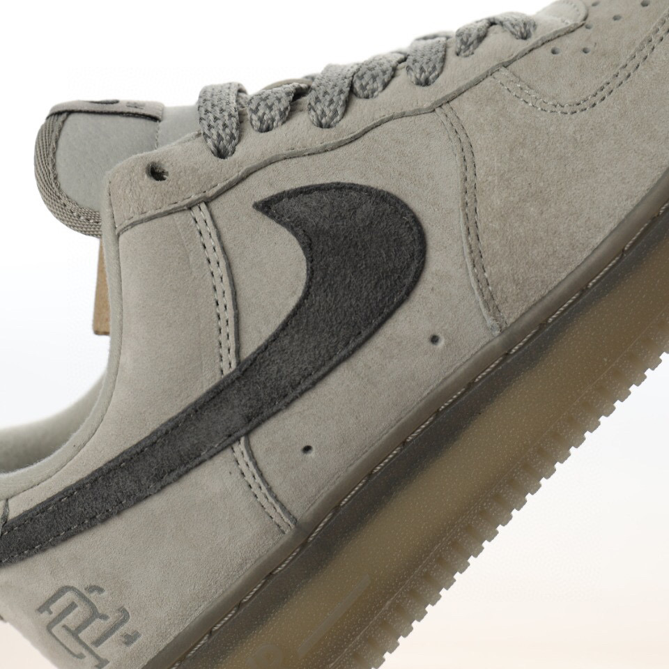 nike air force 1 - Gris Negro