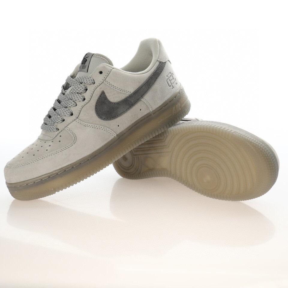 nike air force 1 - Gris Negro