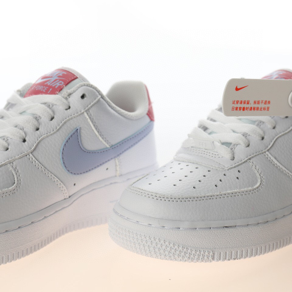 nike air force 1 - Rosado Morado Blanco