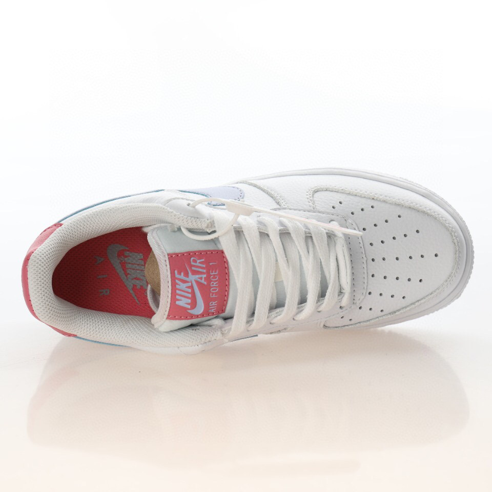 nike air force 1 - Rosado Morado Blanco