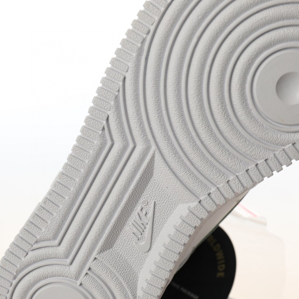 nike air force 1 - Blanco Negro Celeste