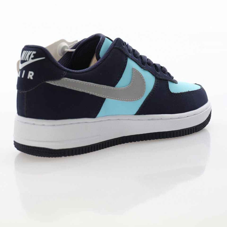 nike air force 1 - Negro Celeste Gris Blanco