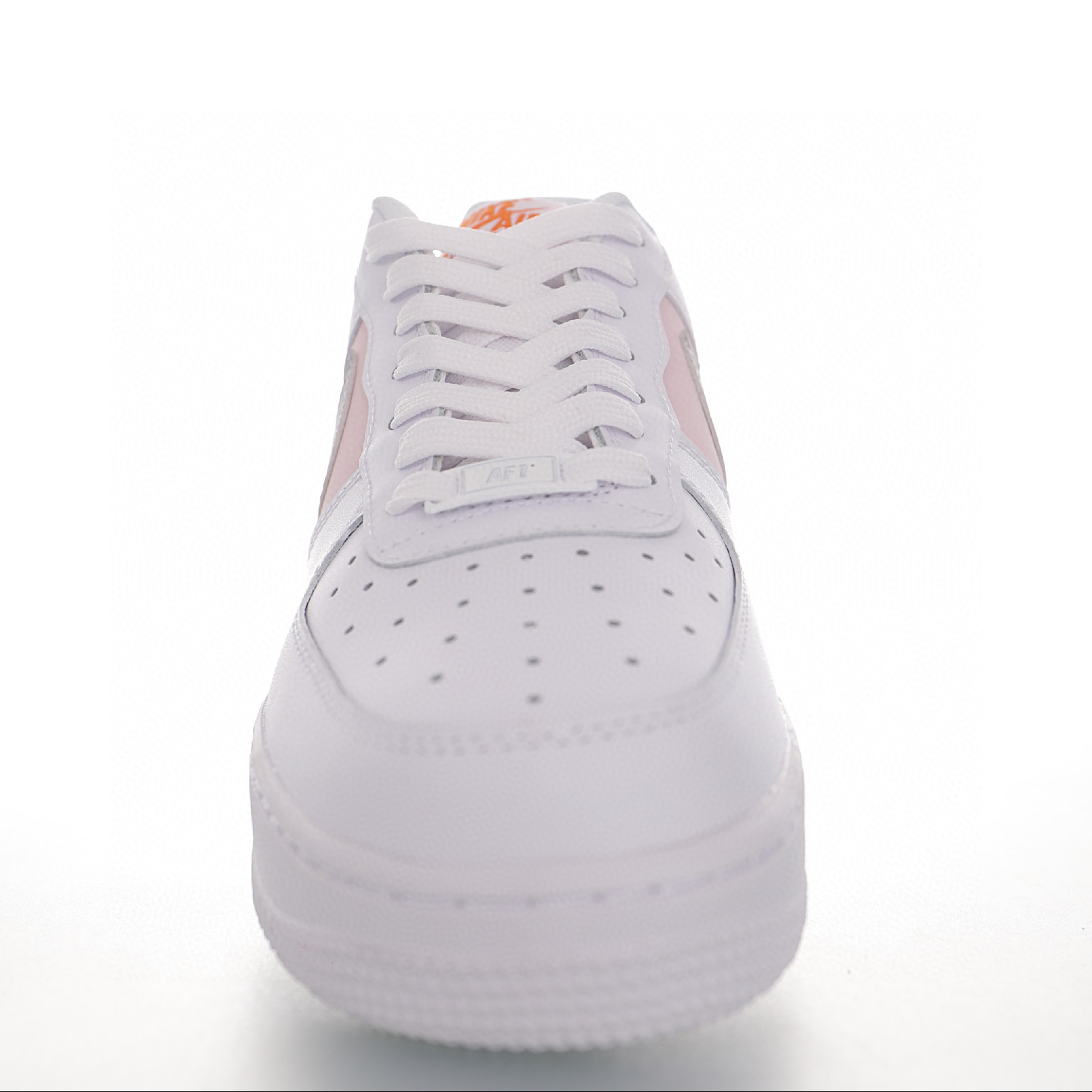 nike air force 1 - Blanco Gris Rosado
