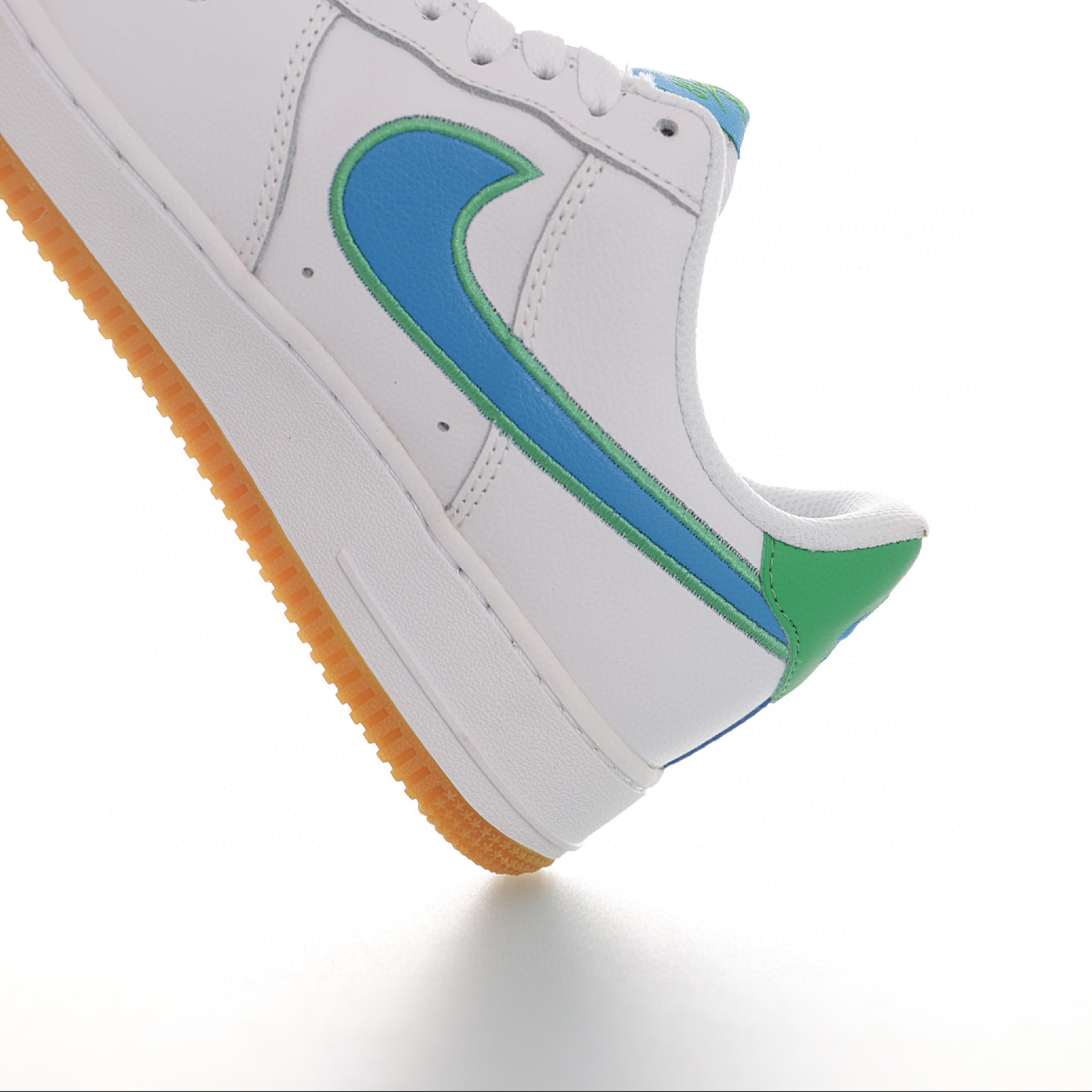 nike air force 1 - Blanco Celeste Verde