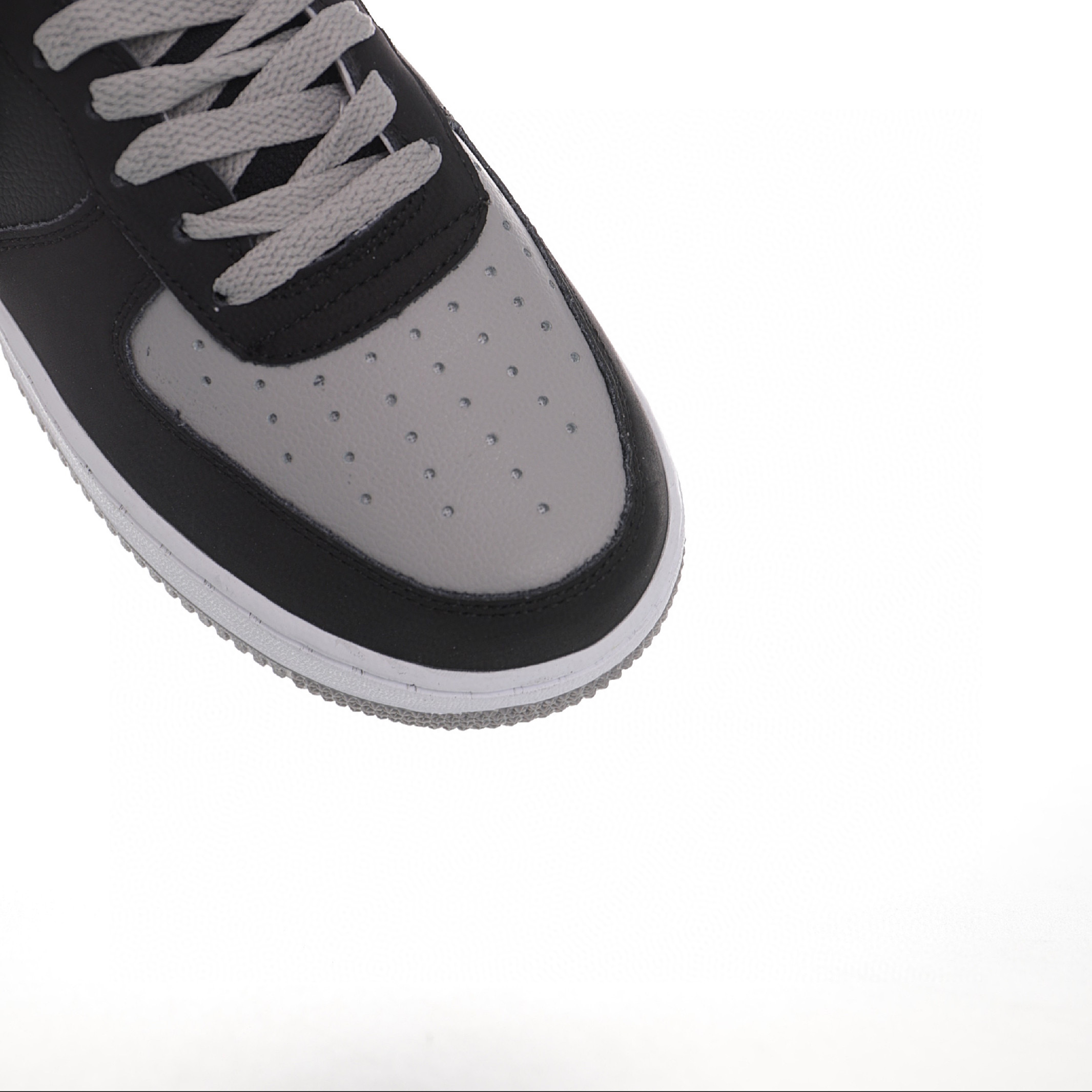 nike air force 1 - Negro Gris Blanco