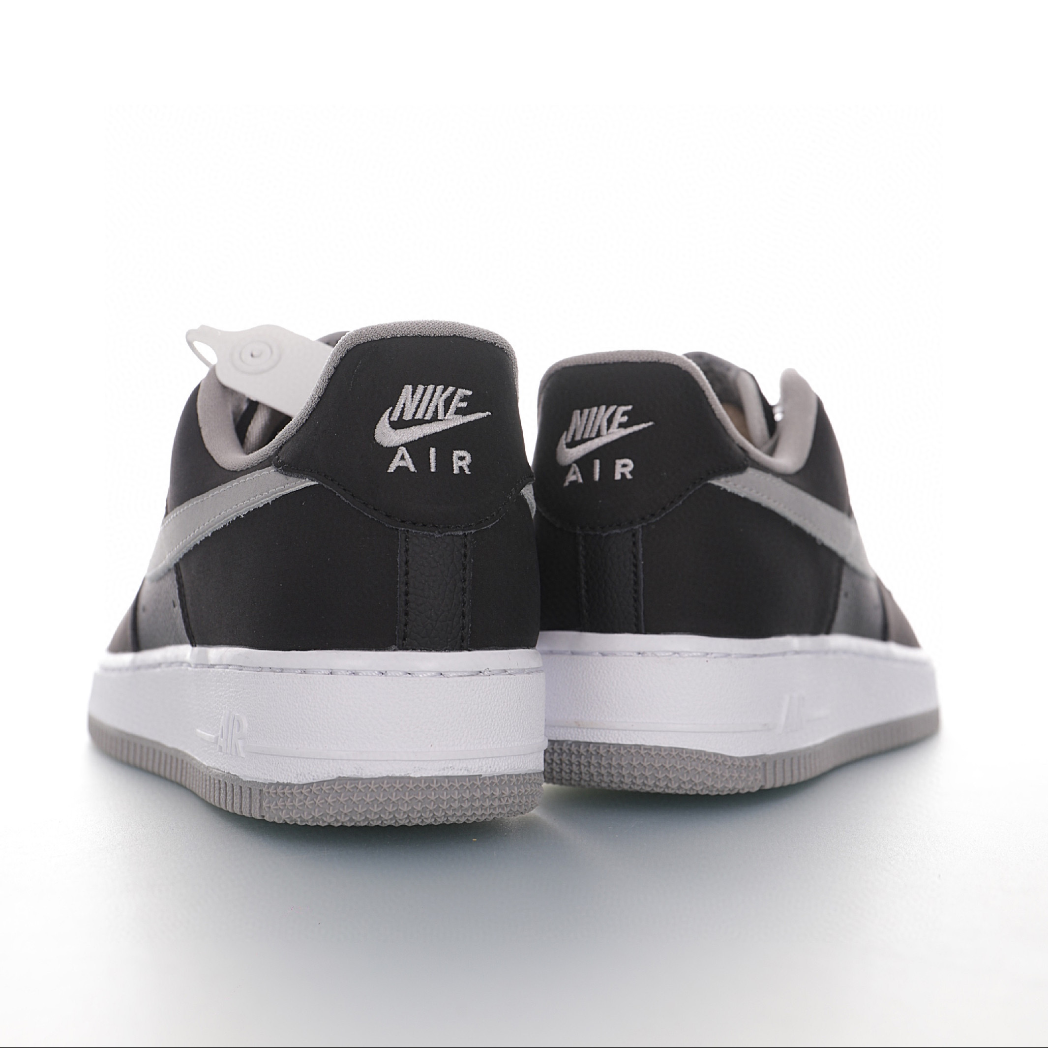 nike air force 1 - Negro Gris Blanco
