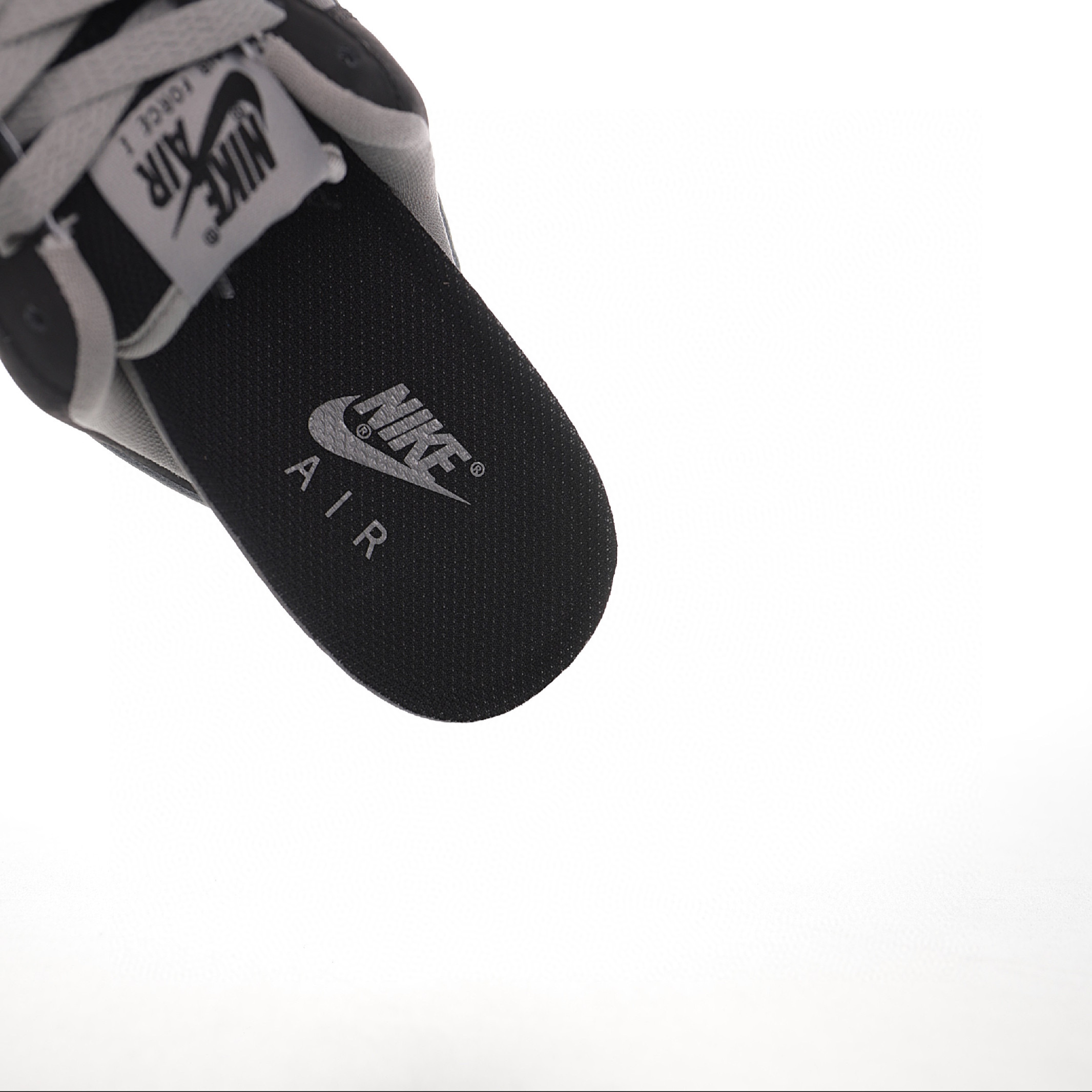 nike air force 1 - Negro Gris Blanco