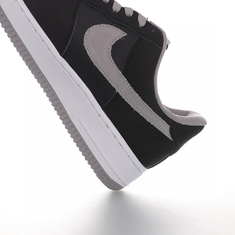 nike air force 1 - Negro Gris Blanco