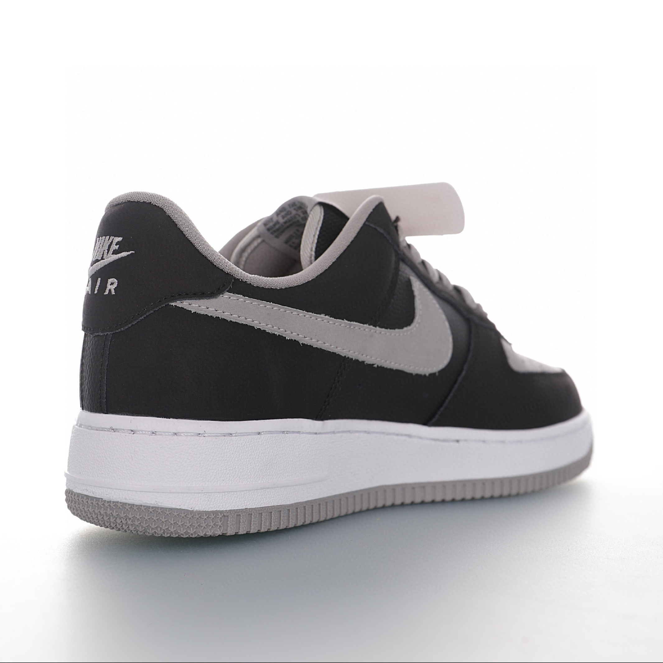 nike air force 1 - Negro Gris Blanco