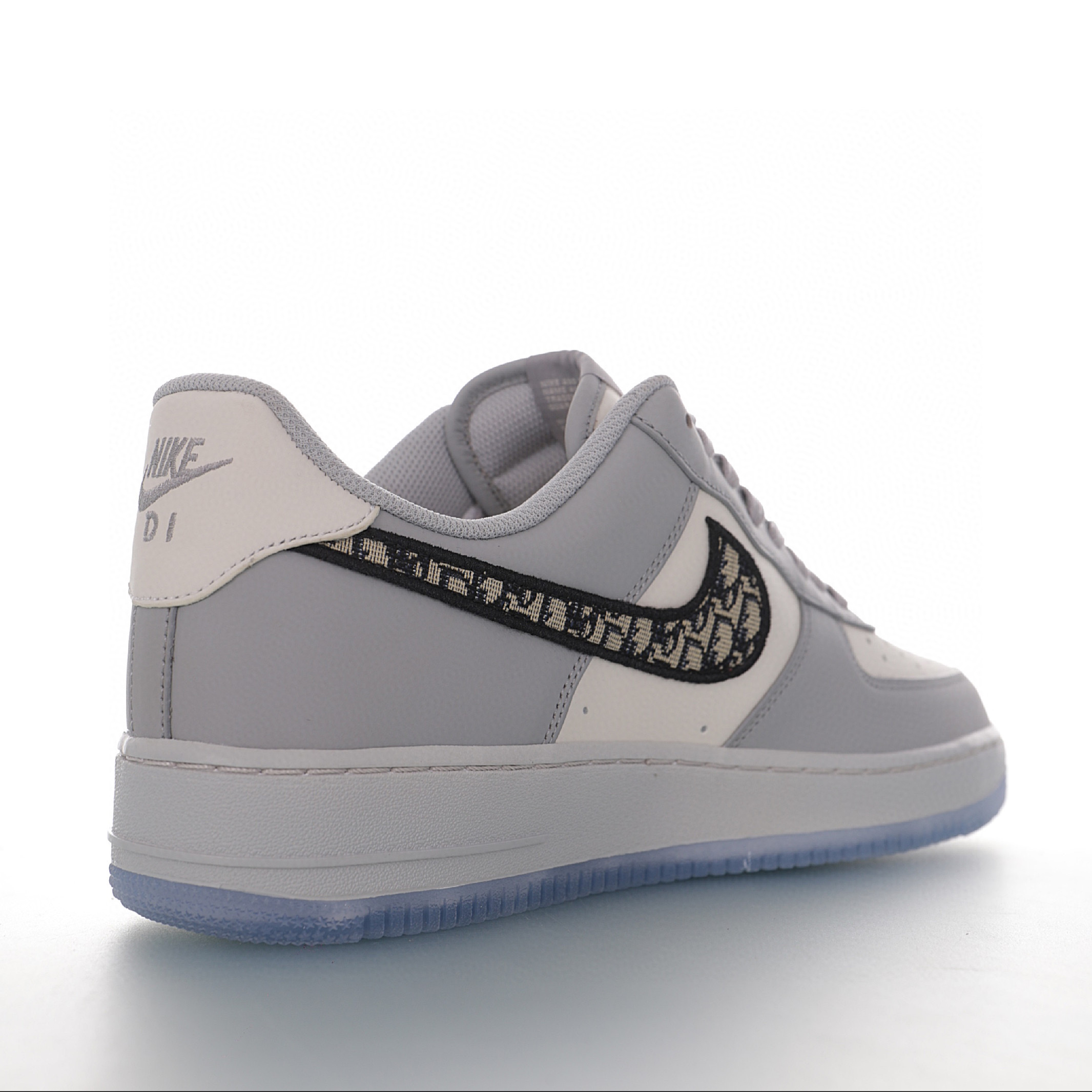 nike air force 1 - Gris Negro Blanco