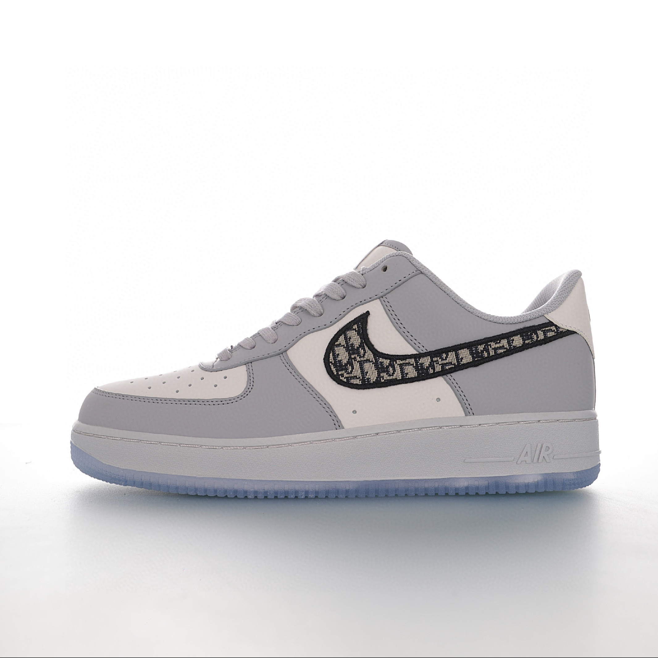 nike air force 1 - Gris Negro Blanco