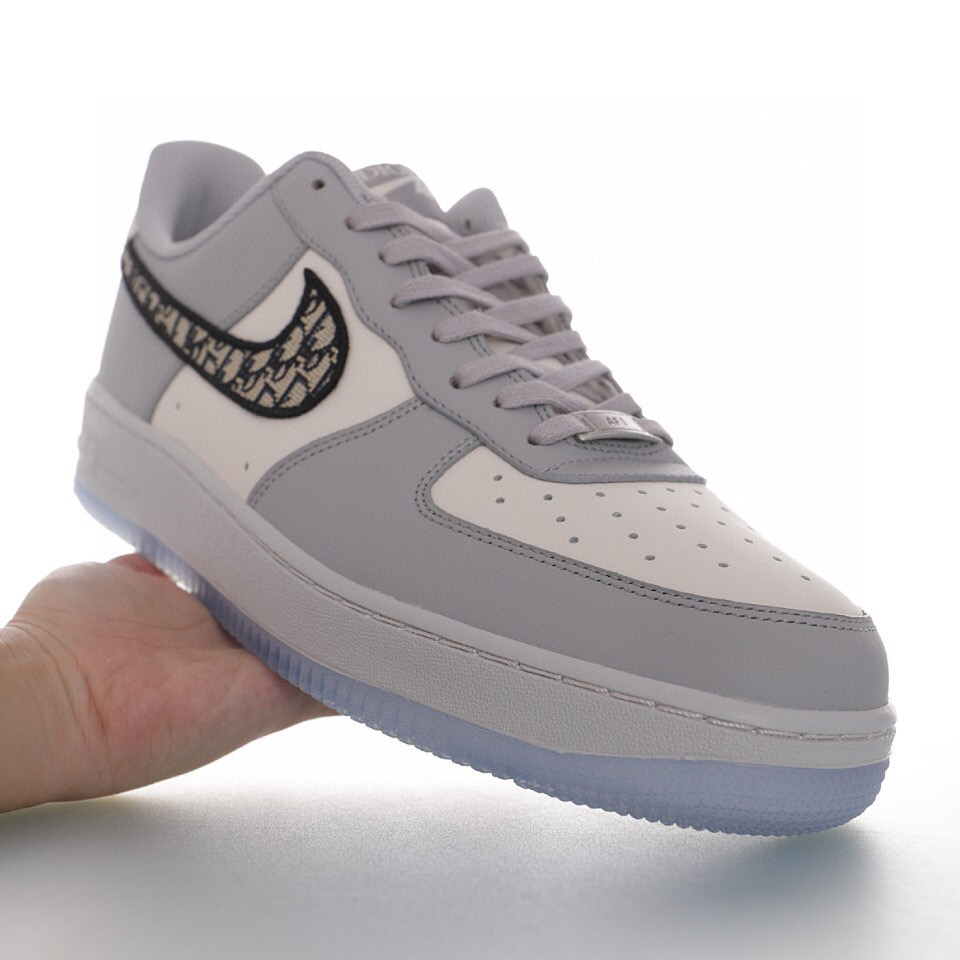 nike air force 1 - Gris Negro Blanco
