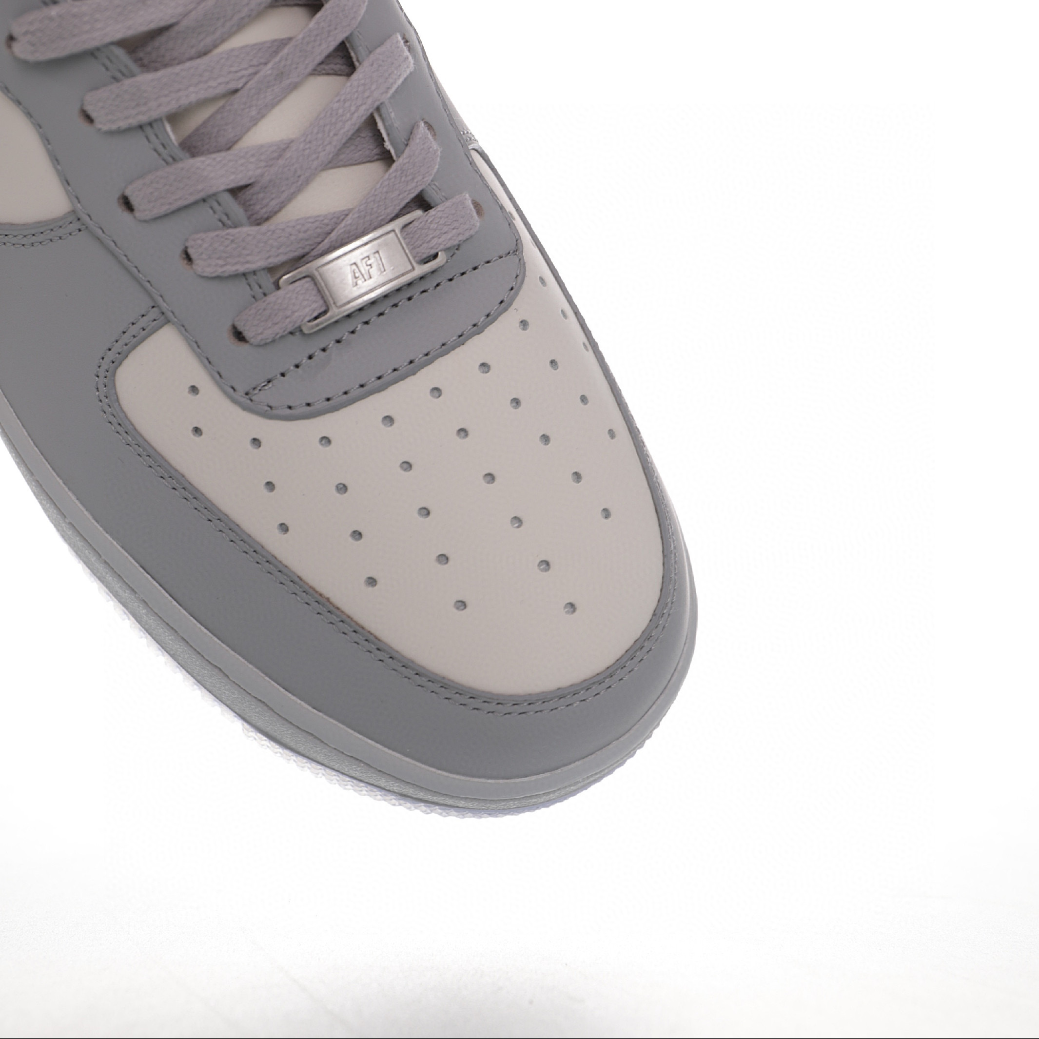 nike air force 1 - Gris Negro Blanco