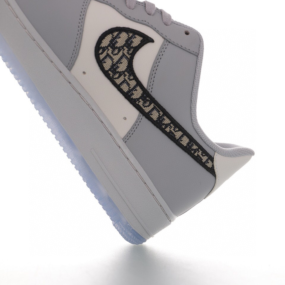 nike air force 1 - Gris Negro Blanco