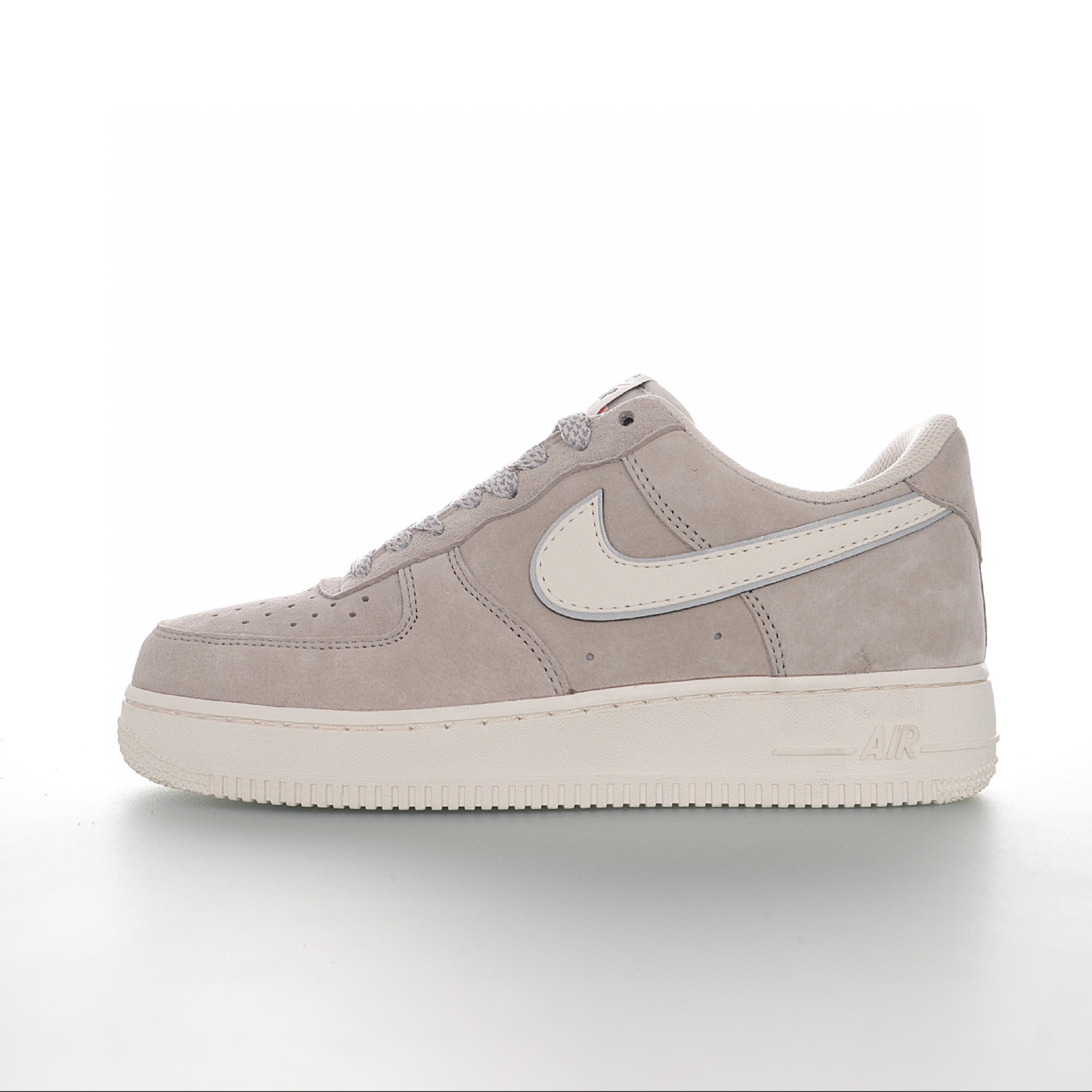 nike air force 1 - Gris Blanco