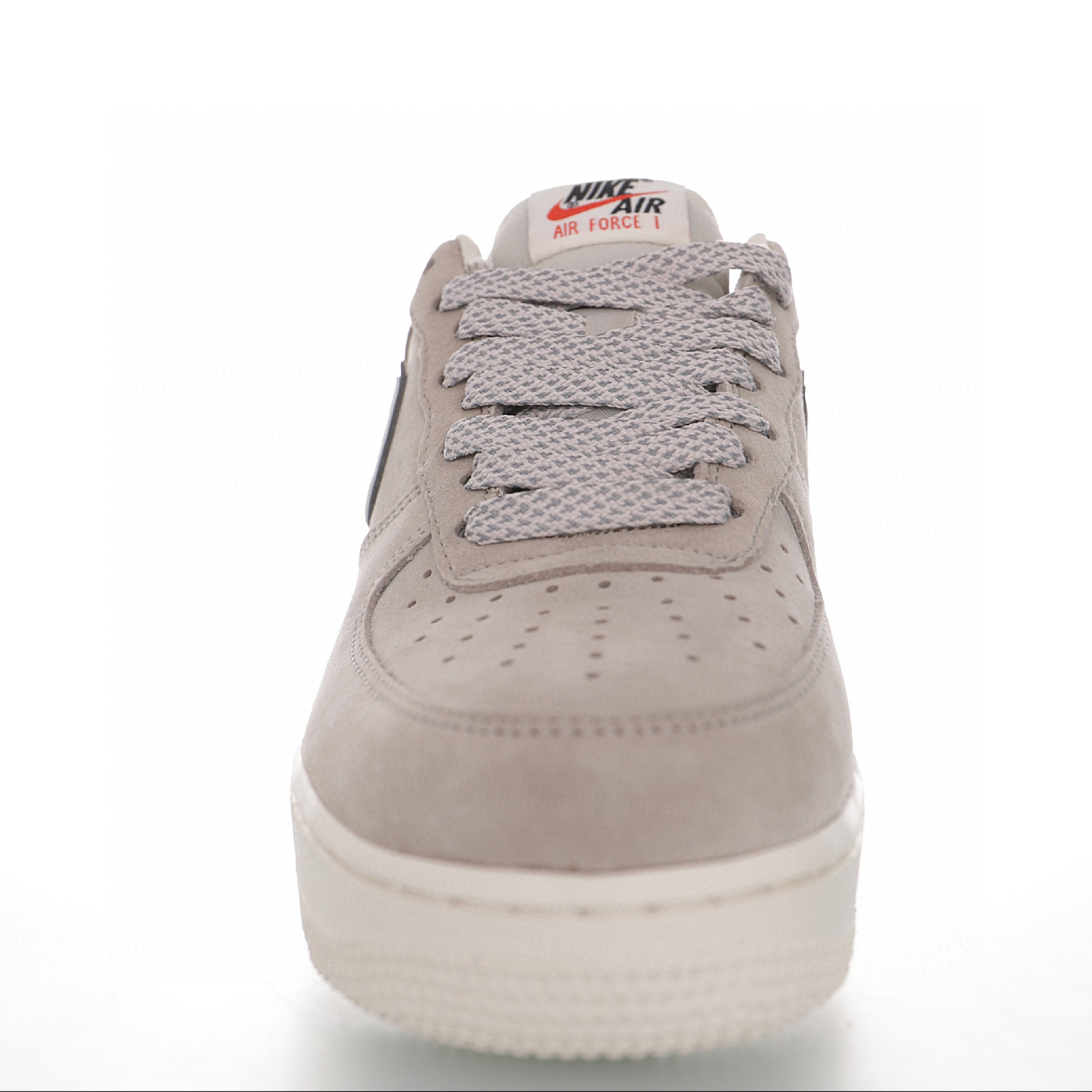 nike air force 1 - Gris Blanco
