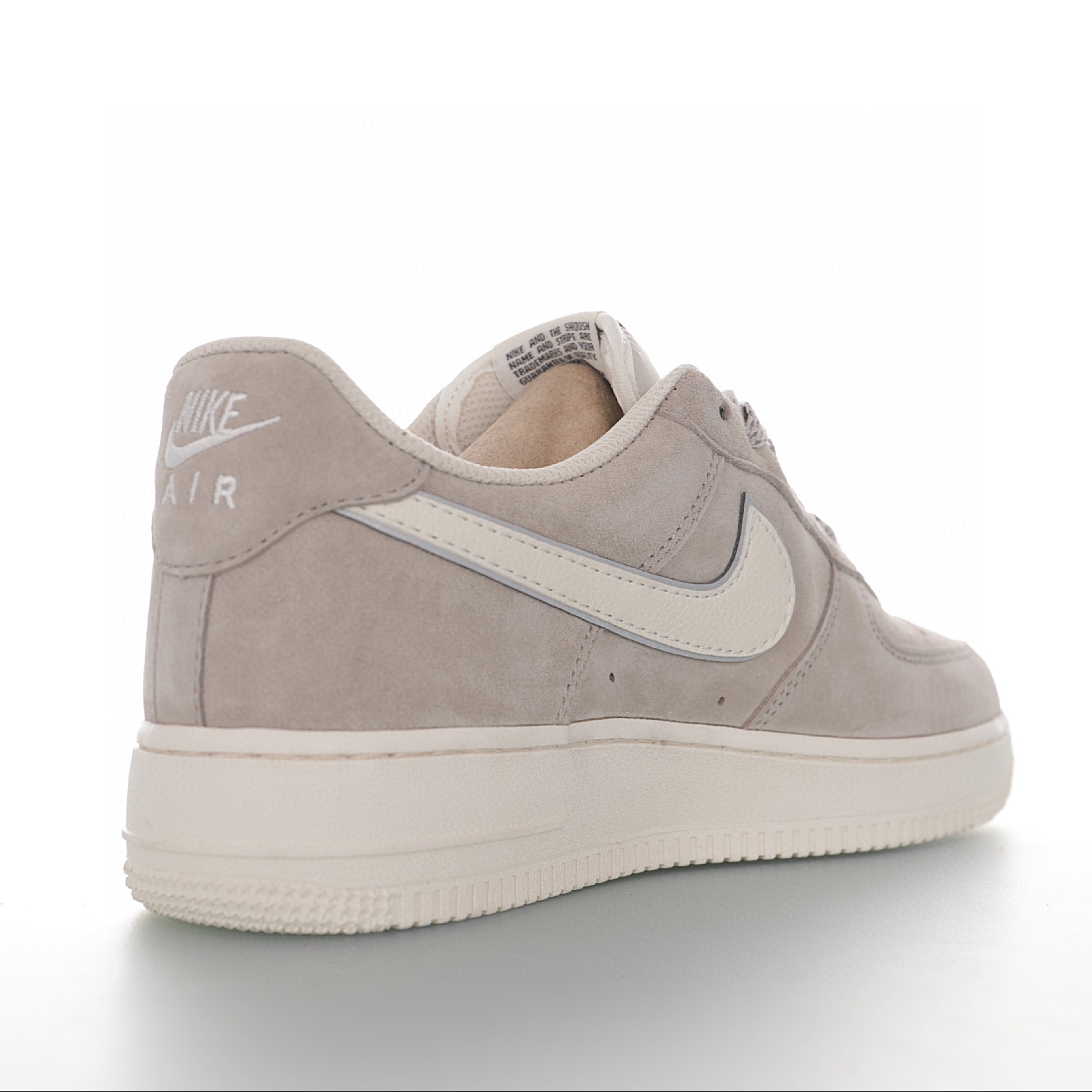 nike air force 1 - Gris Blanco