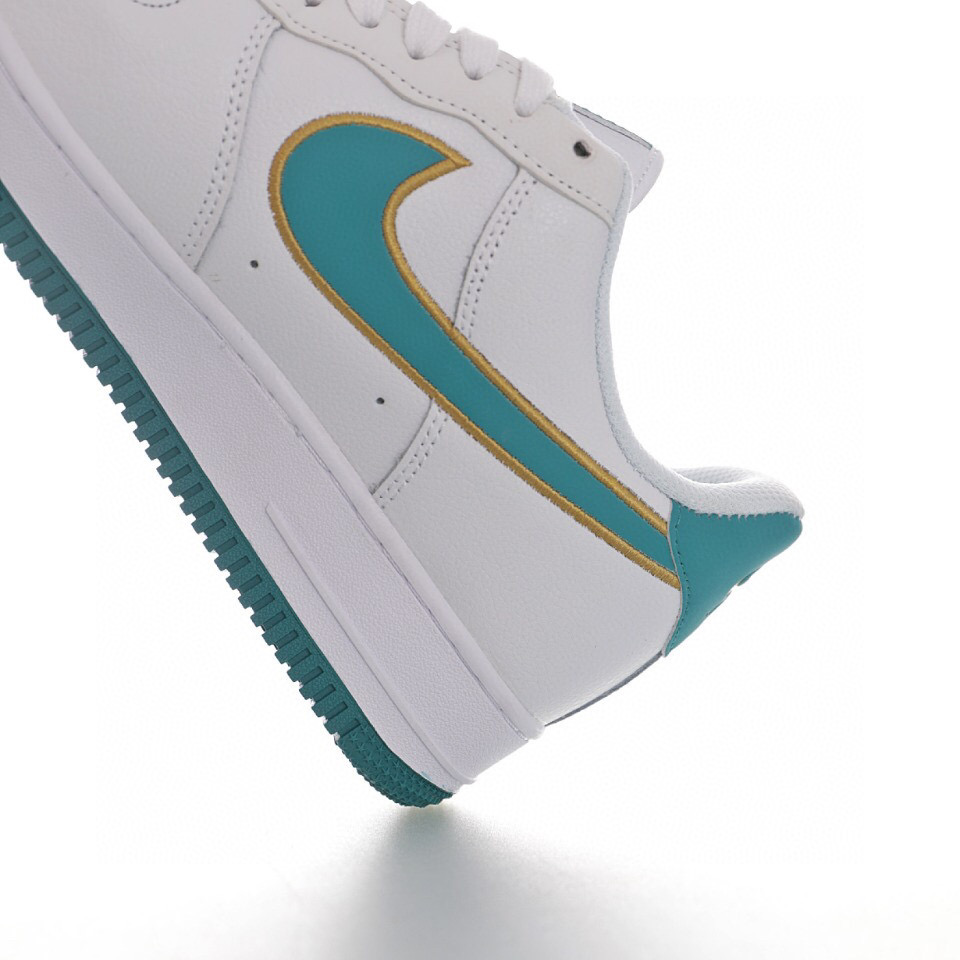 nike air force 1 - Verde Dorado Blanco