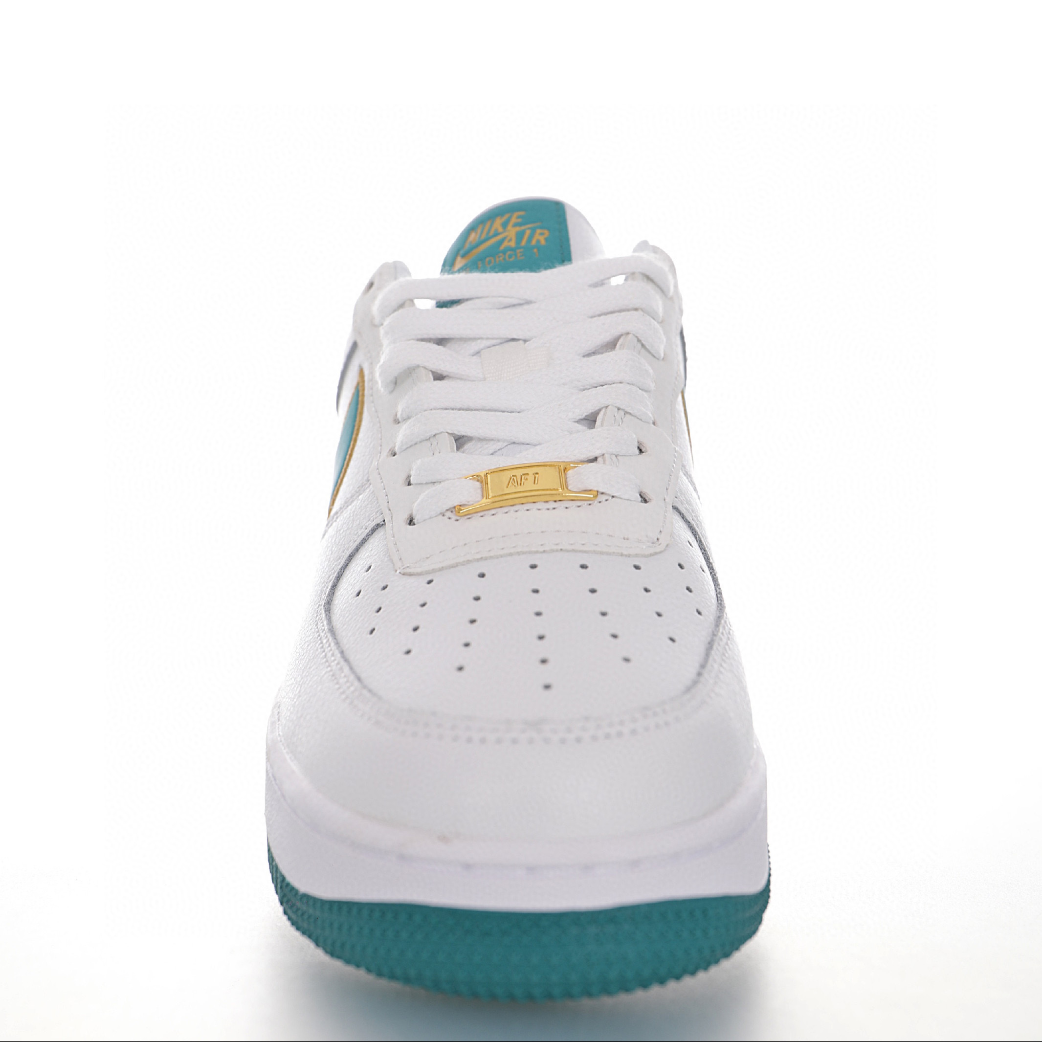 nike air force 1 - Verde Dorado Blanco