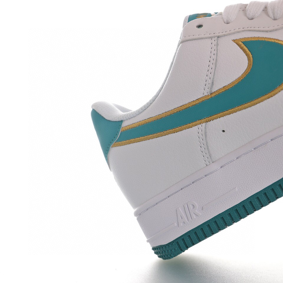 nike air force 1 - Verde Dorado Blanco