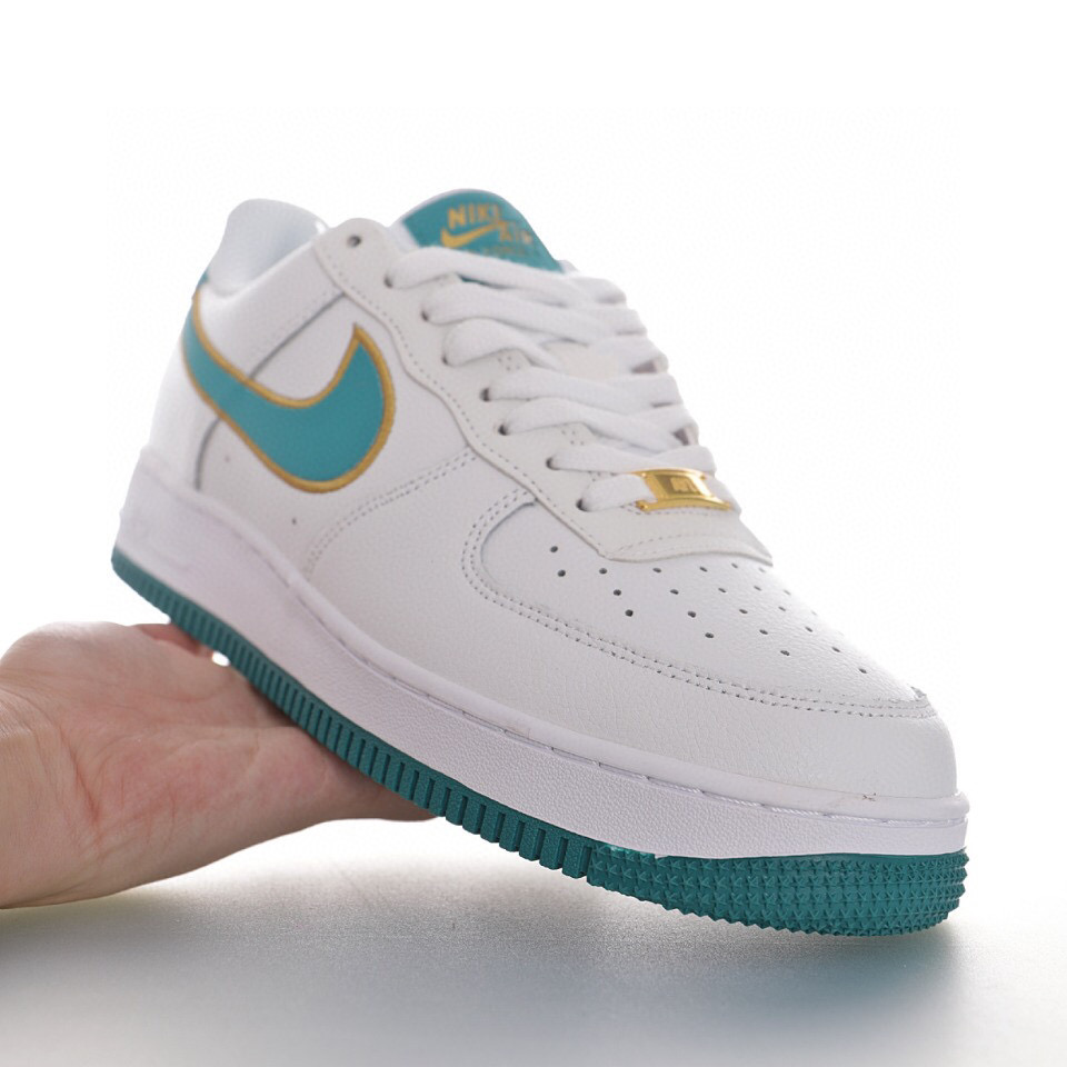 nike air force 1 - Verde Dorado Blanco