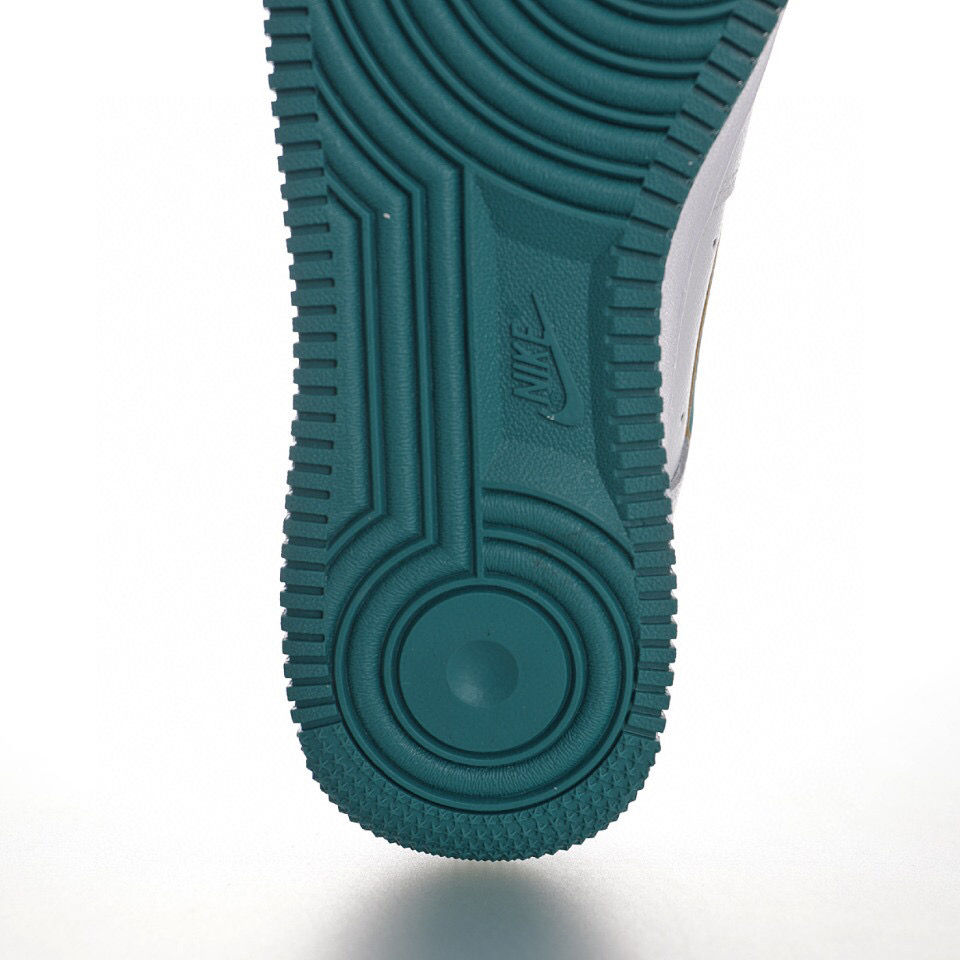 nike air force 1 - Verde Dorado Blanco