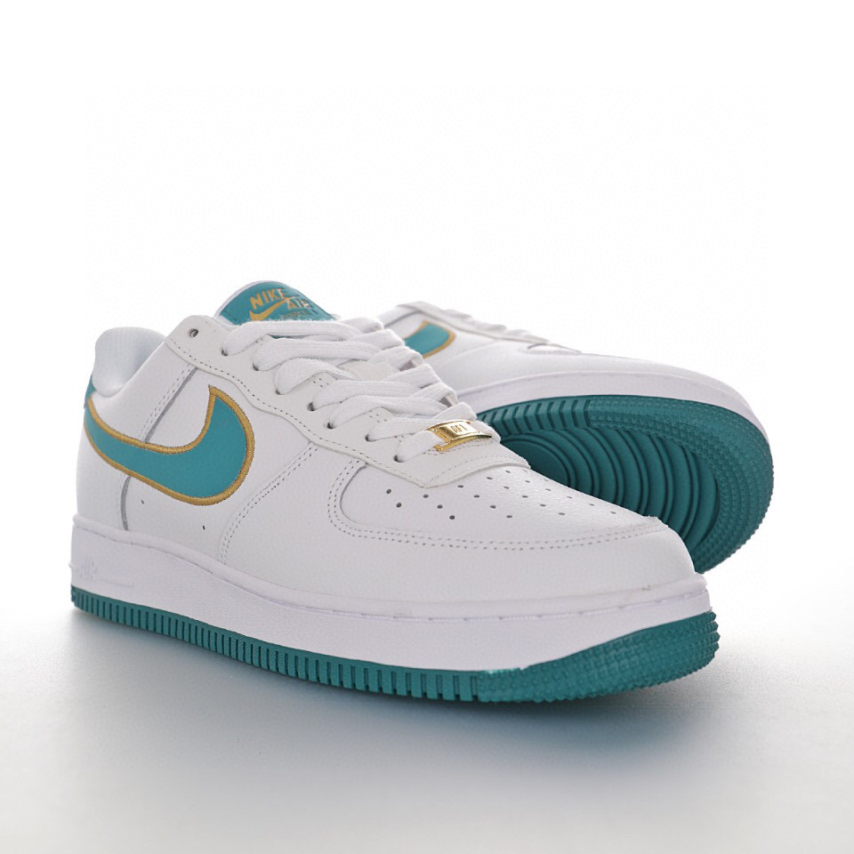nike air force 1 - Verde Dorado Blanco